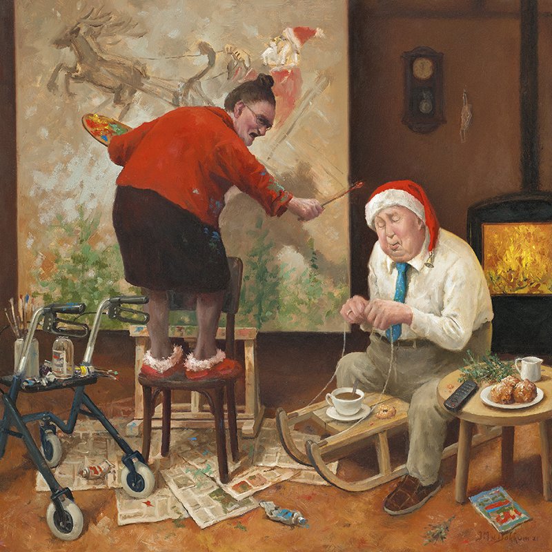 5 x Christmas ticket + 5 x Ho, ho, ho... Stay awake!