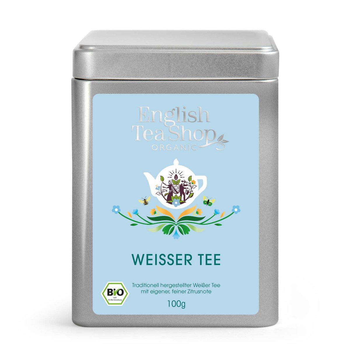 ETS - Weißer Tee, BIO, Loser Tee, 100g Dose