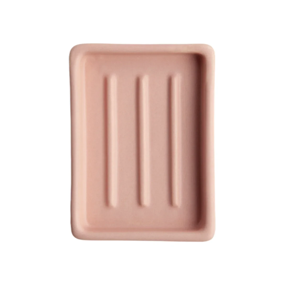 Portasapone in ceramica fatto a mano con costolette