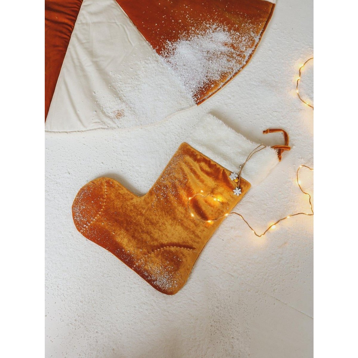 Chaussette de Noël « Bonbons d'Or »