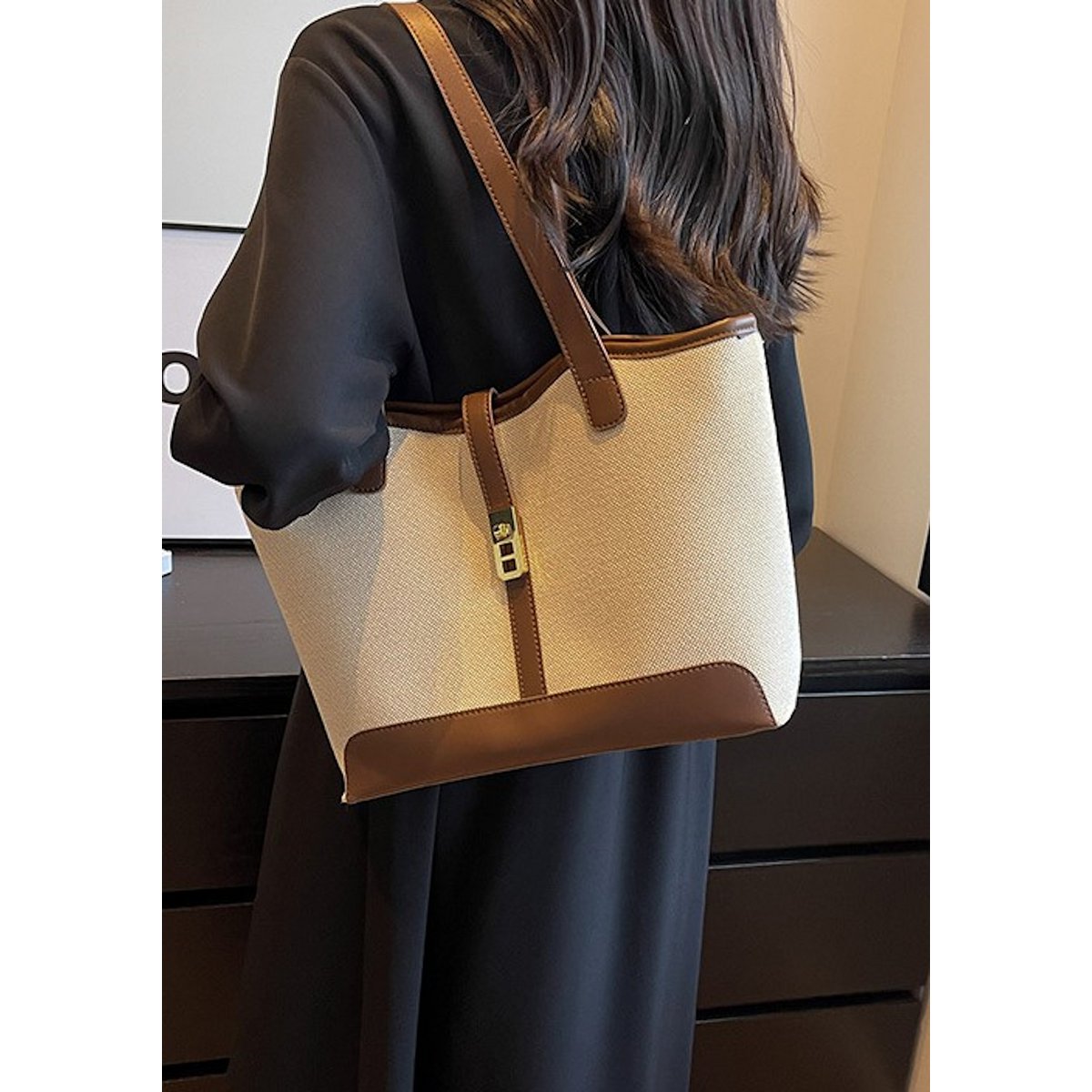 AnBeck 'Be classy' canvas shoulder bag