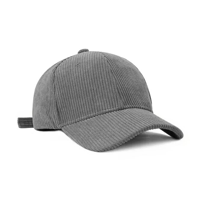 Legend Cap Basic - eindbaas - Corduroy - Grey