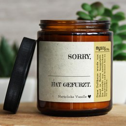 undskyld, pruttede.