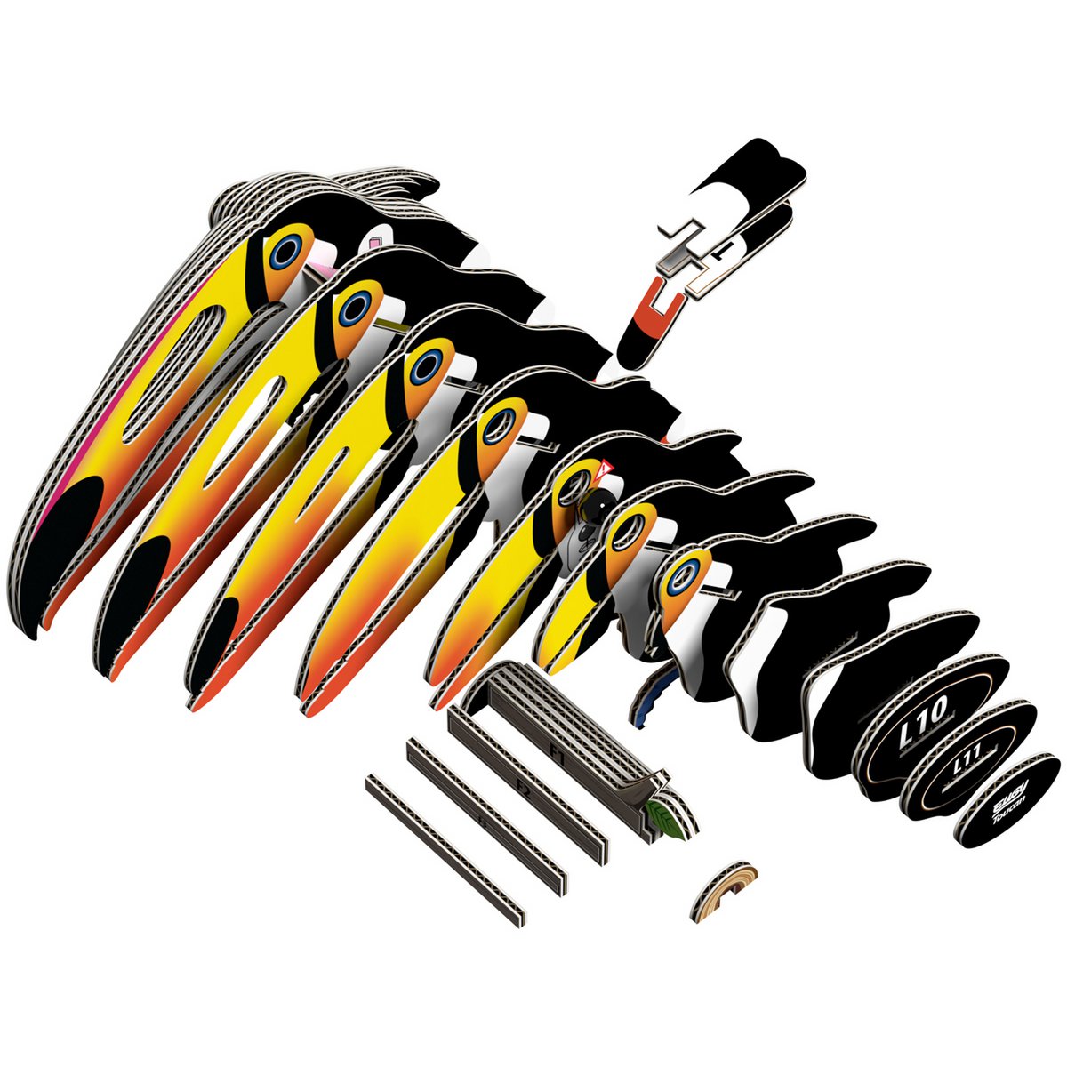 Puzzle 3D EUGY - Tucano