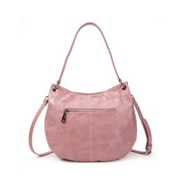 Ully roze hobo lederen tas