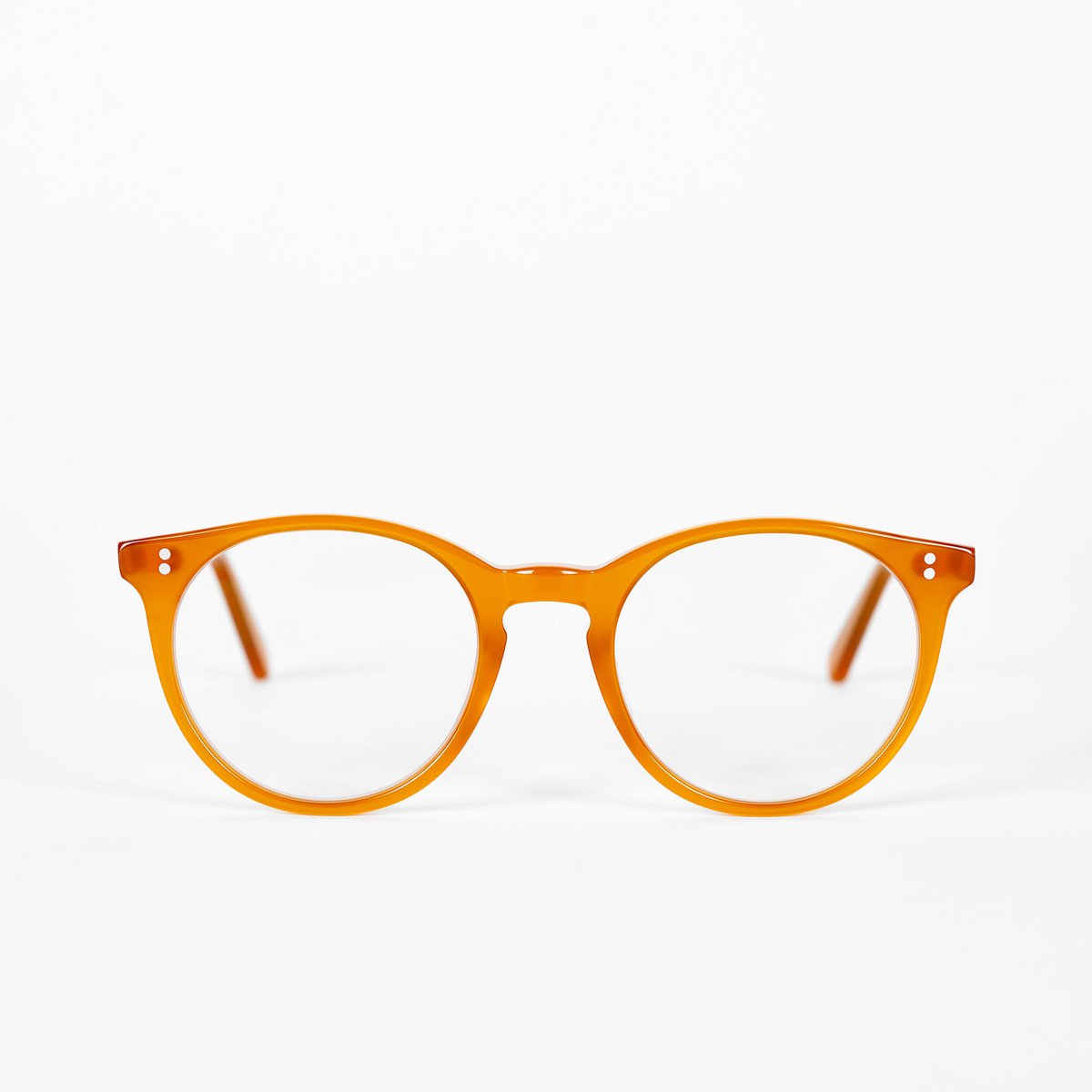 Blue light blocking glasses, Cat model, acetate frame, Sunrise color