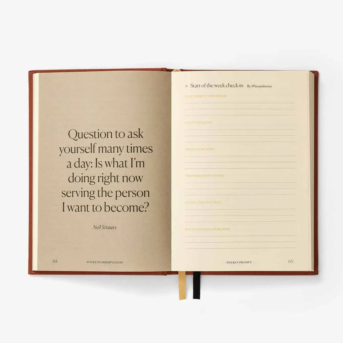 Opmerkingen voor Mindfulness Journal, dagelijkse begeleide reflectie