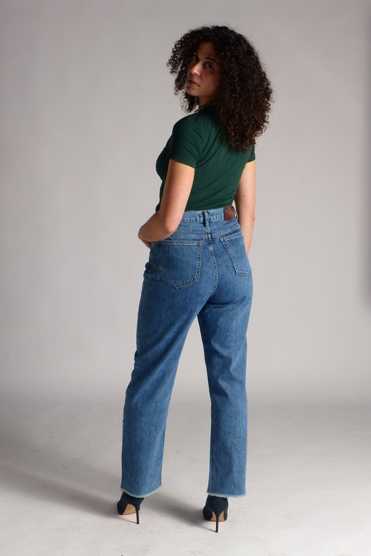 Flare Jeans - Høj talje - løse jeans