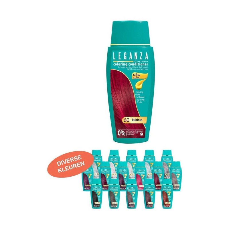 Leganza Coloring Conditioner – Color rinse without Ammonia – 150ml