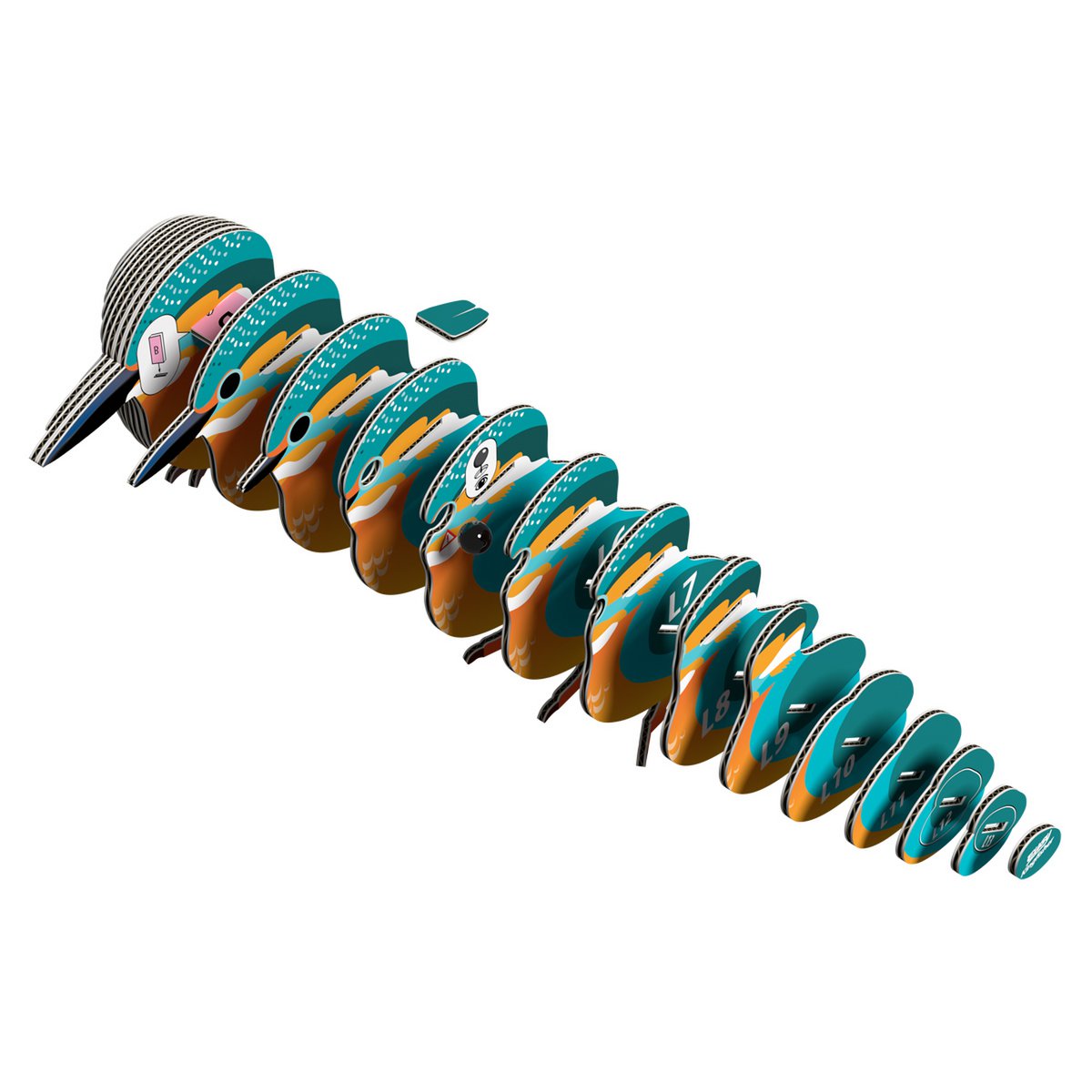EUGY 3D Puzzel - IJsvogel