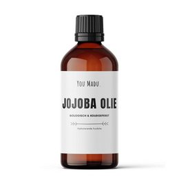 Organic and cold-pressed jojoba oil in 100ml and 250ml sizes. Nourishing and moisturizing for the face.