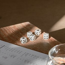 Dobbelstenenset parelmoer zwart (VE = 8 sets)