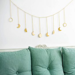 Mondphasen-Wandbehang