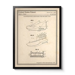 Póster de patente de Nike Air Max
