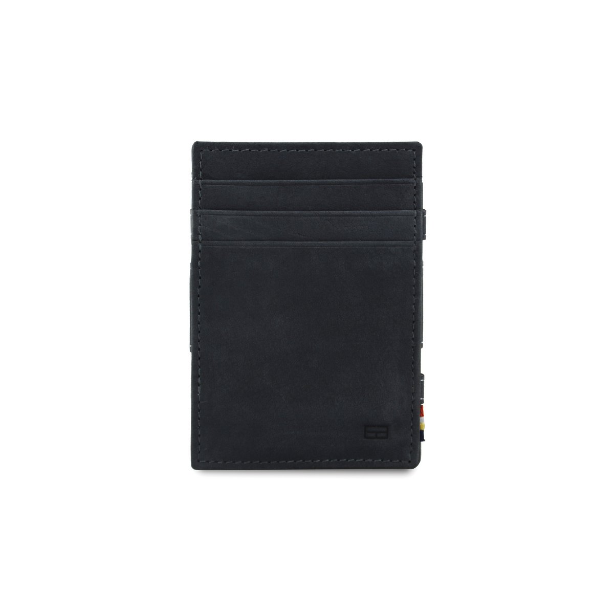 Portfel Essenziale ID z okienkiem Carbon Black