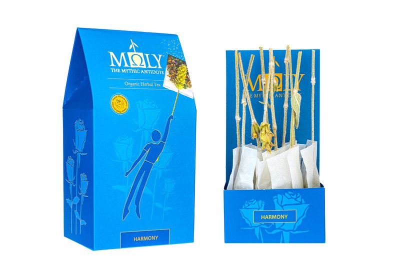 MΩLY "Harmony" – Herbal Tea with Natural Herbal Stem