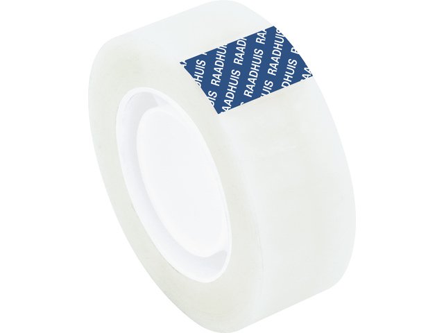 Plakband Raadhuis invisible 19mmx33m tbv B1 afrolapparaat