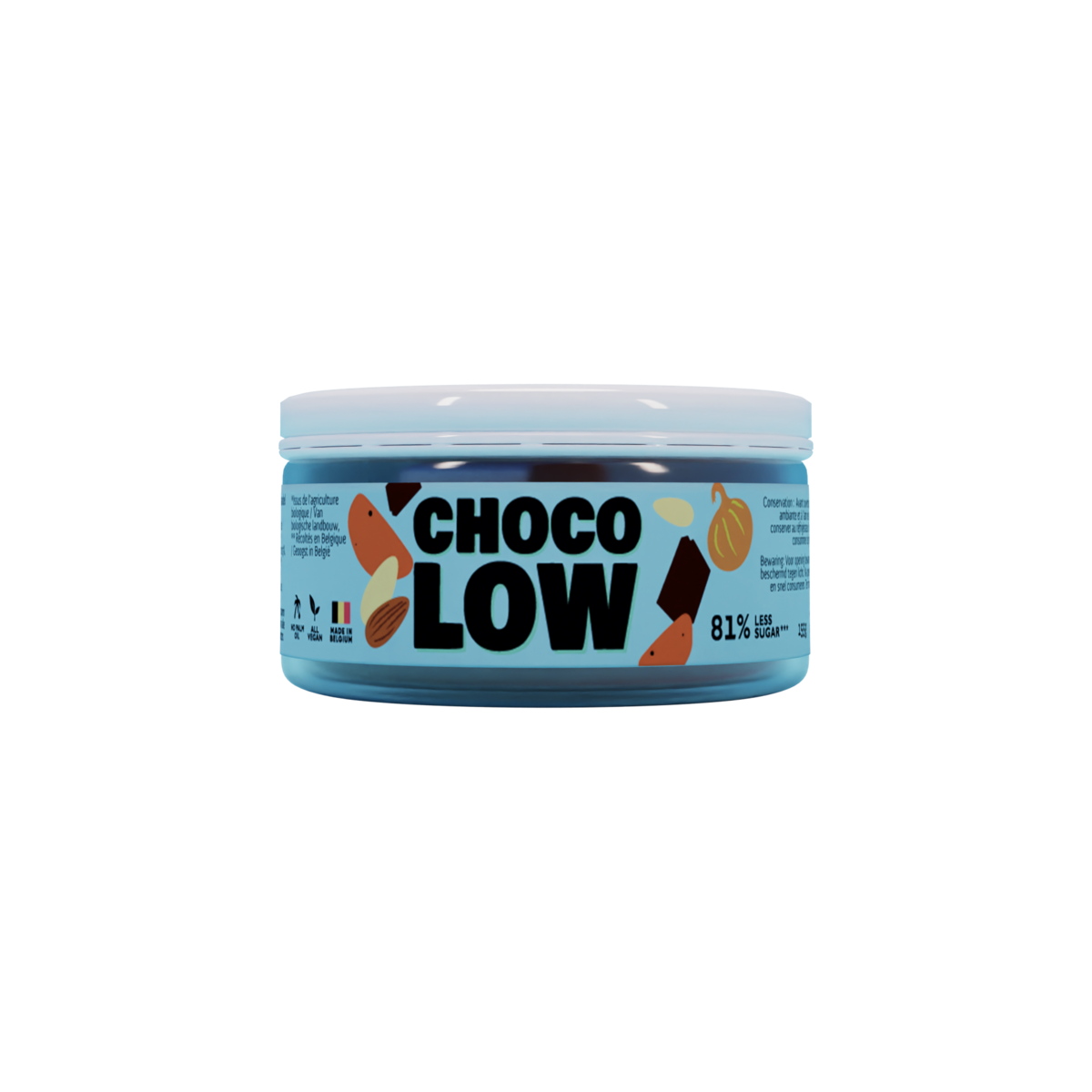 Chocolow blå 155g