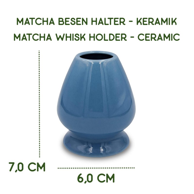 Matcha Besen Kusenaoshi Blue lavet af keramik