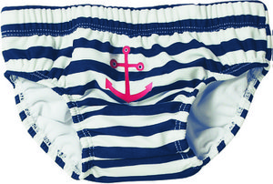 UV Protection Diaper Maritime - navy/white