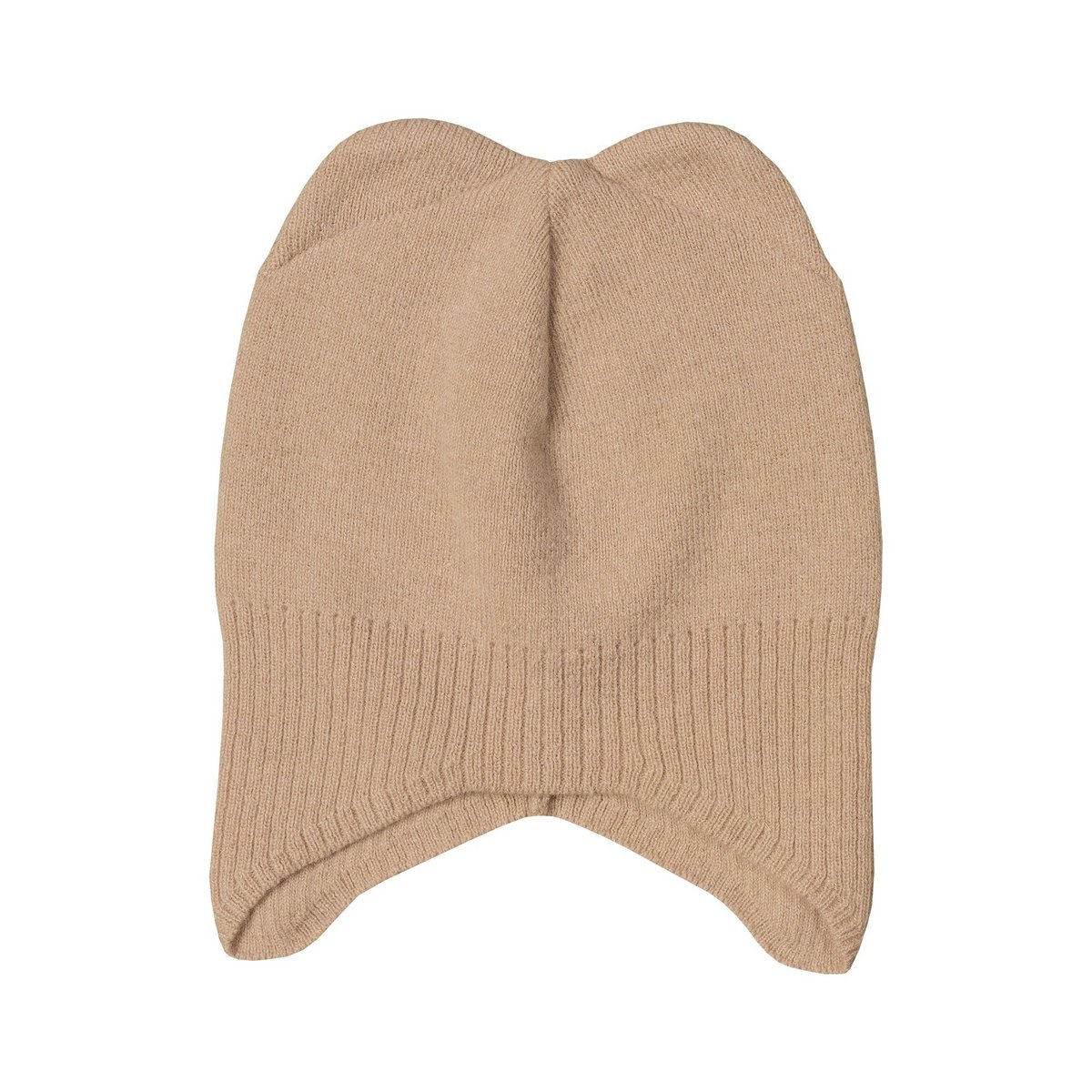 Bonnet à oreillettes pour enfants tricoté en mérinos et cachemire