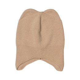 Bonnet à oreillettes pour enfants tricoté en mérinos et cachemire