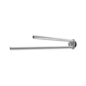 Fakelmann Vision chrome gray double towel rack
