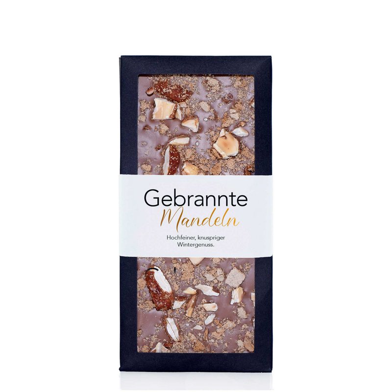 Roasted almonds - chocolate bar 90g