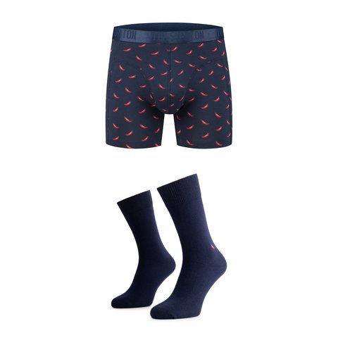 Red Hot - Herensokken & Boxershorts - Cadeaus voor hem - Biologisch