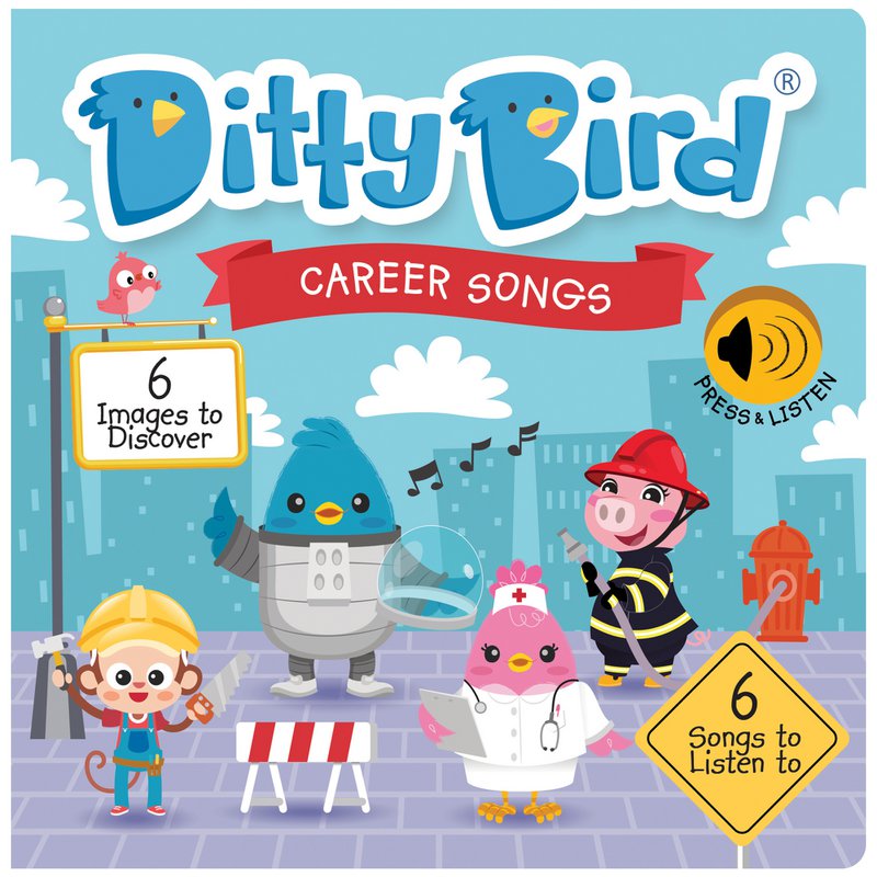 Ditty Bird Baby Sound Book: Chansons de carrière
