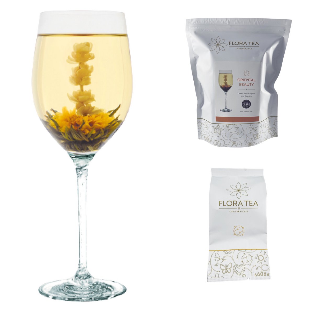 Flora Tee Orientalische Schönheit