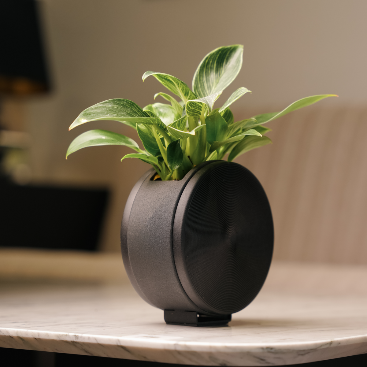 Round Pot med Self -Withlide System