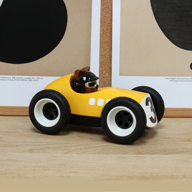 Playforever - Karlos Egg Car - Sunnysider - Gul -