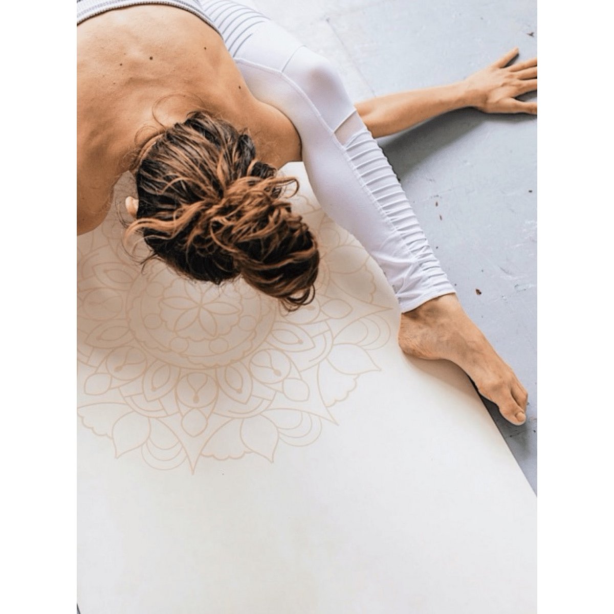 DIYogi™ MANDALA YOGAMAT - WIT