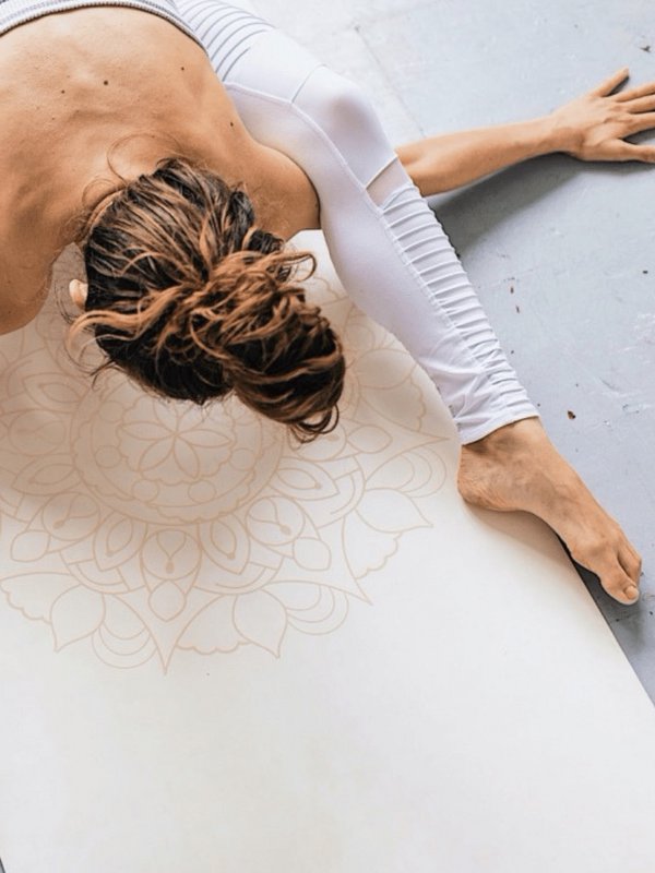 DIYogi™ MANDALA YOGA MAT - WHITE