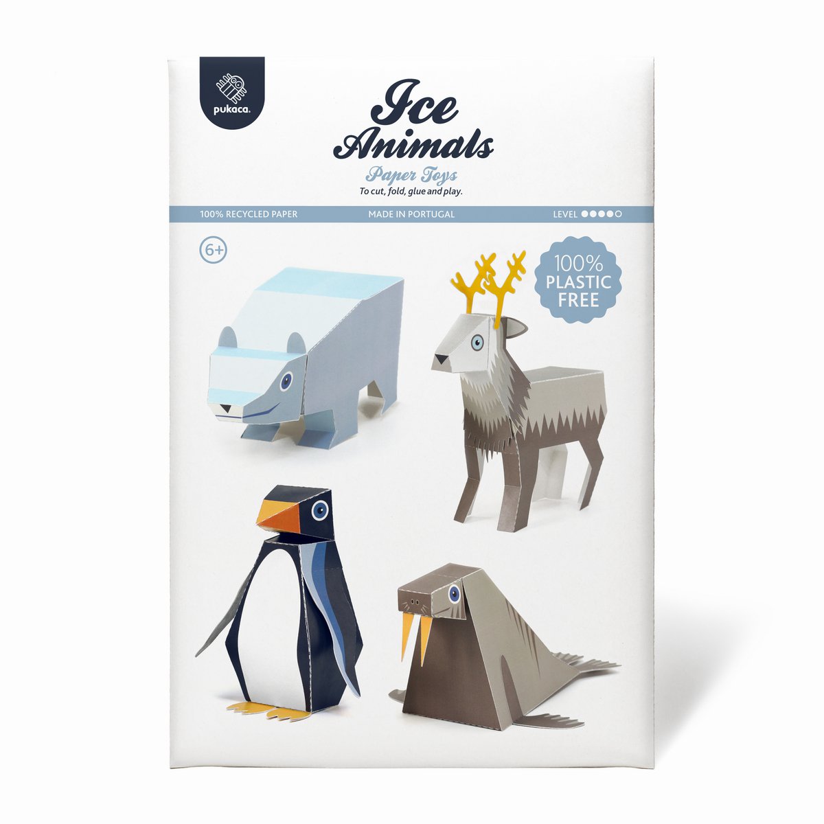 Ice Animals Paper Toys