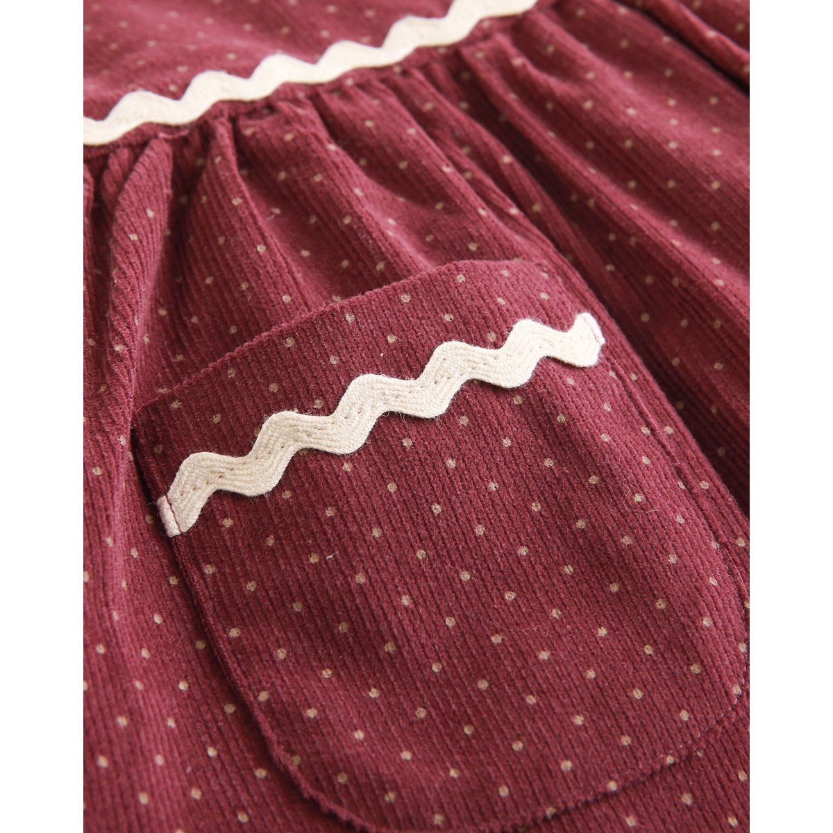 Lilafarbenes Babymädchenkleid aus Cord mit passender Pumphose P70-11604022