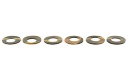 Rond de serviette plat en sabot (lot de 6)