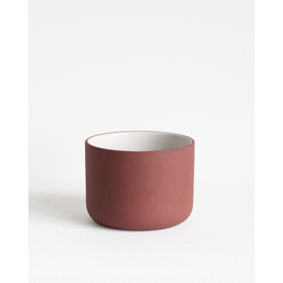 Tasse à cappuccino Fondamental | terre cuite / blanc