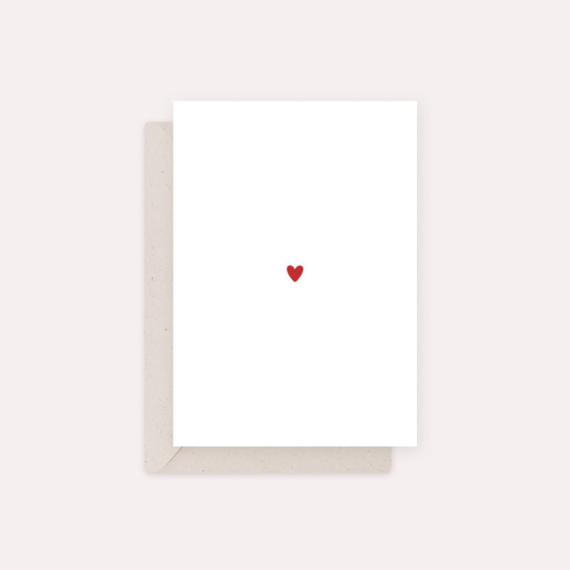 Eco Greeting Card — Little Heart