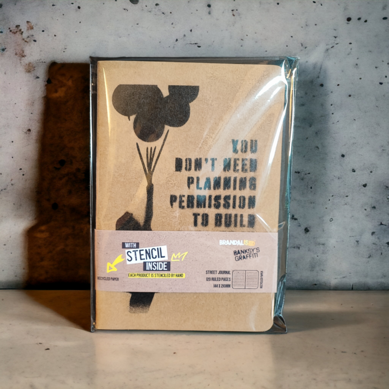 Banksy A5 Street Journal + Pochoir - Vous n'avez pas besoin...