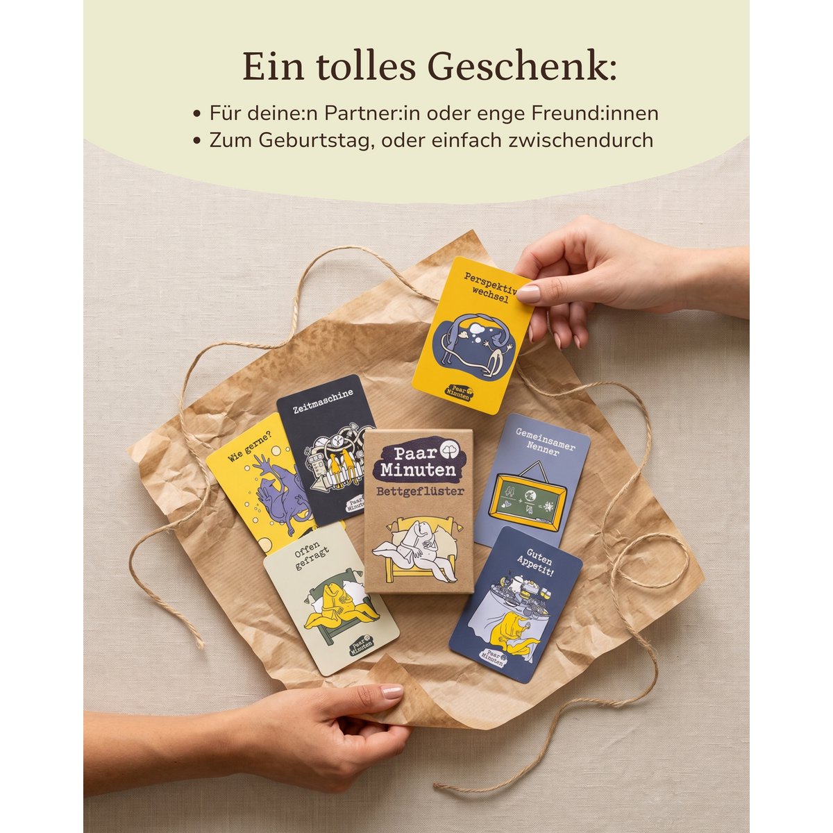 Couple Minutes Pillow Talk – Ensemble de cartes de conversation pour couples