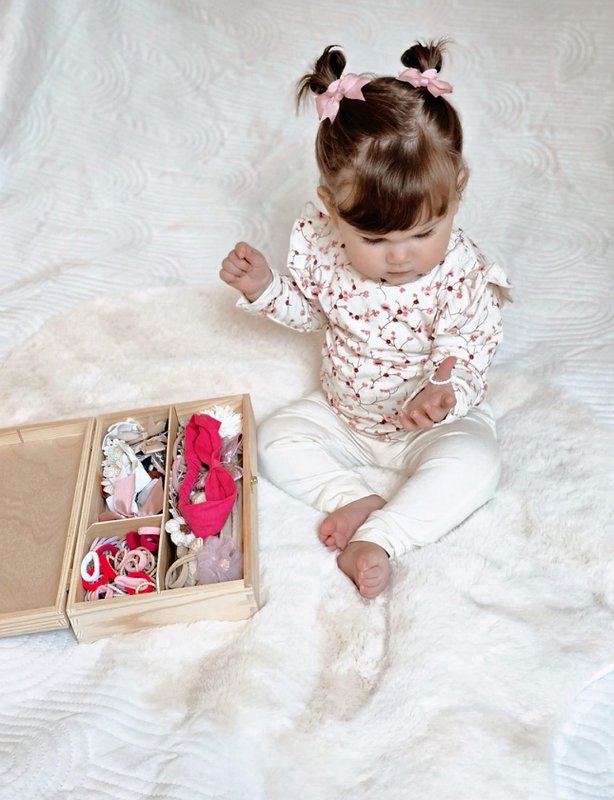 Little Chiq Baby leggings cream white