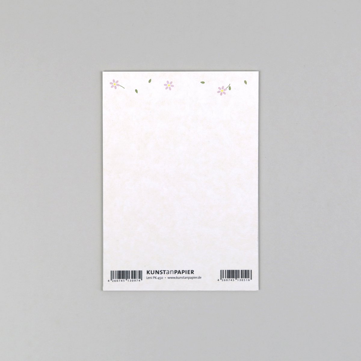 Postkarte Holzschliff Leni Danke