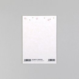 Postkarte Holzschliff Leni Danke