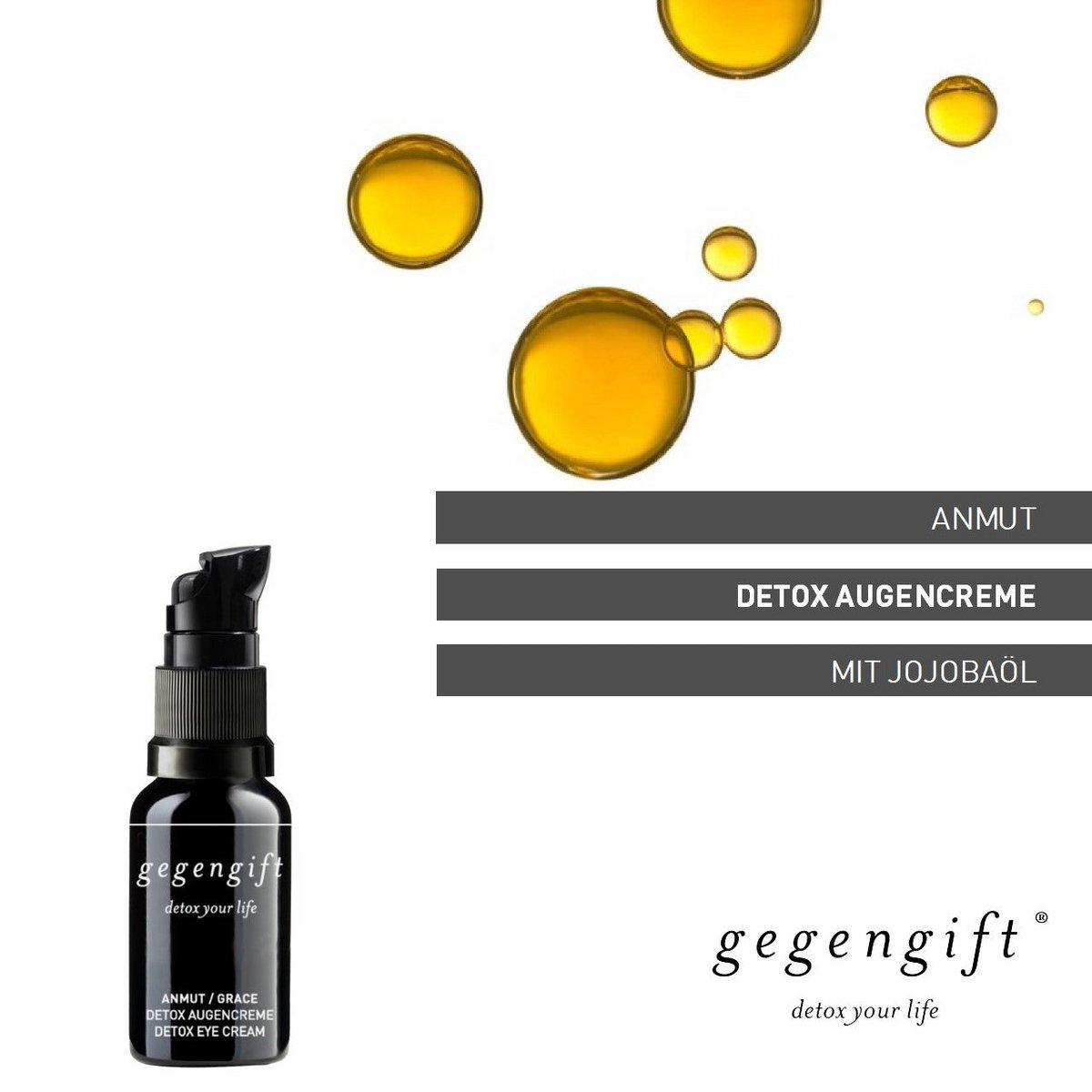 Crème contour des yeux détox