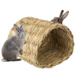 Pet House Tunnel Hutch | Capanna tessuta adatta agli animali domestici per conigli, cincillà e piccoli animali