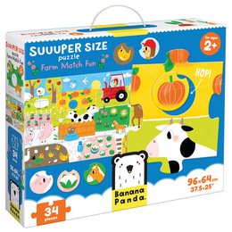 Supergroßer Puzzle-Farm-Match-Spaß