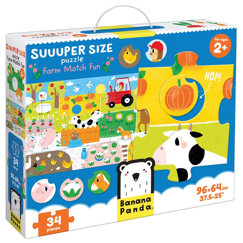 Supergroßer Puzzle-Farm-Match-Spaß
