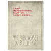 Postkarte "Wieviel weißt du?"